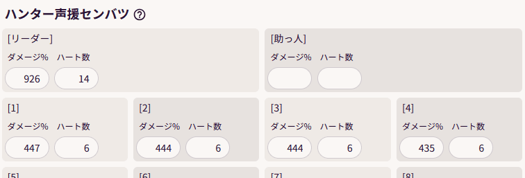 ハンター声援センバツの画像