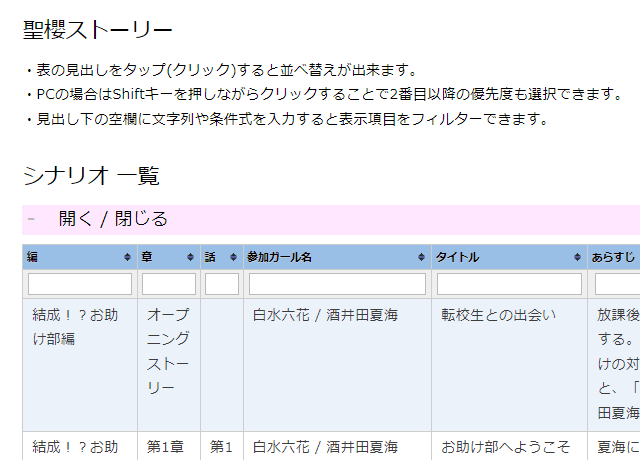 ガール名エピソード検索へのリンク