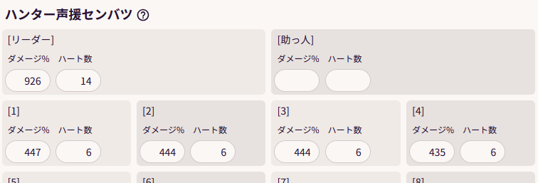 ハンター声援センバツの画像