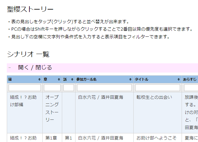 聖櫻ストーリーへのリンク